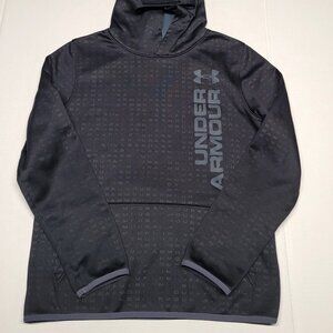 Under armour Boy’s Hoodie size XL color Gray black